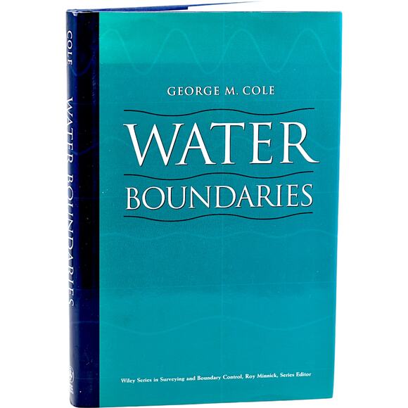 Water Boundaries by George M Cole Hardcover Book - Picture 1 of 9